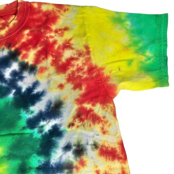 Youth Tie Dye SS T-Shirt Gildan 100% Cotton Swirl Design  Size L (14/16) - Picture 4 of 6